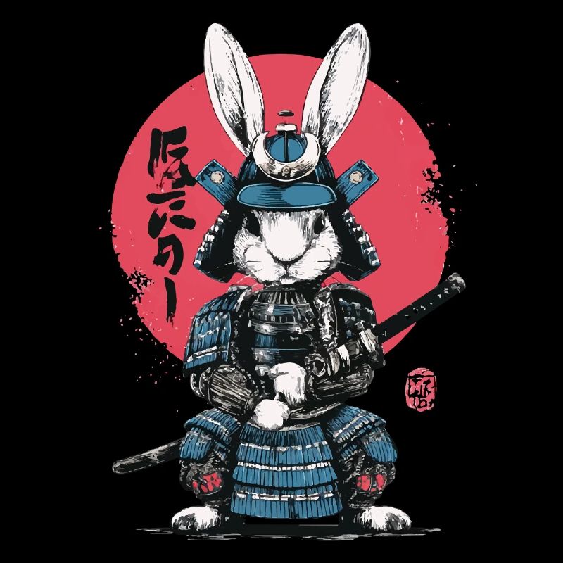Bunny Samurai in Armor