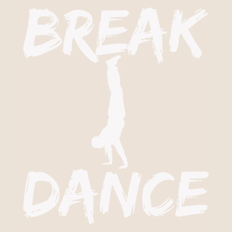 Breakdance Silhouette Motif