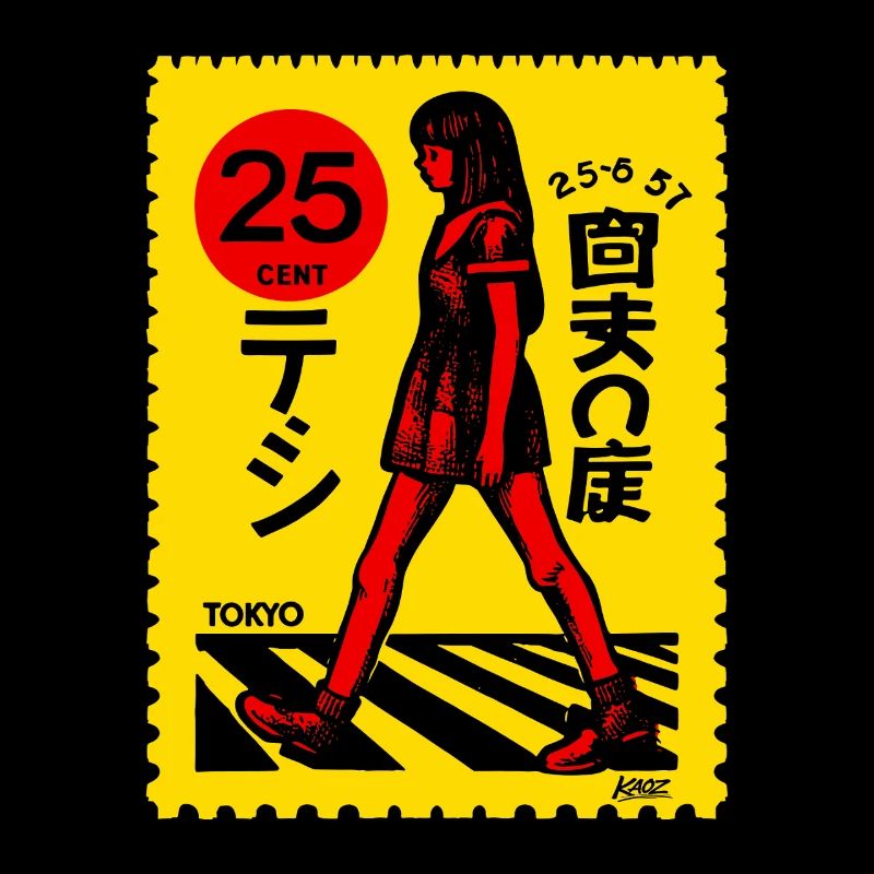 Tokyo Stamp Walk Art