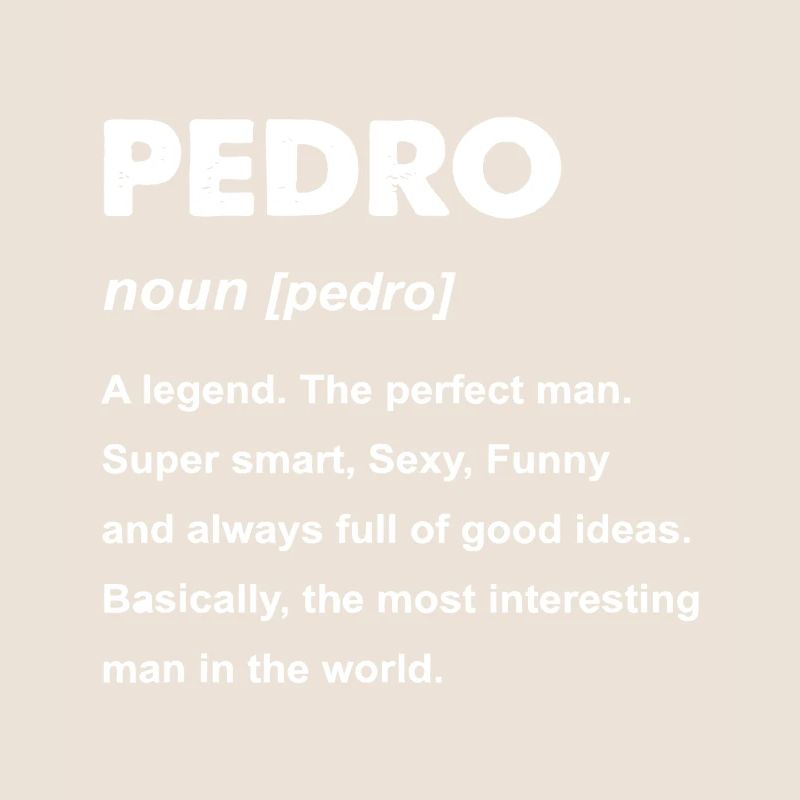 Typographie de Pedro Legend Tee