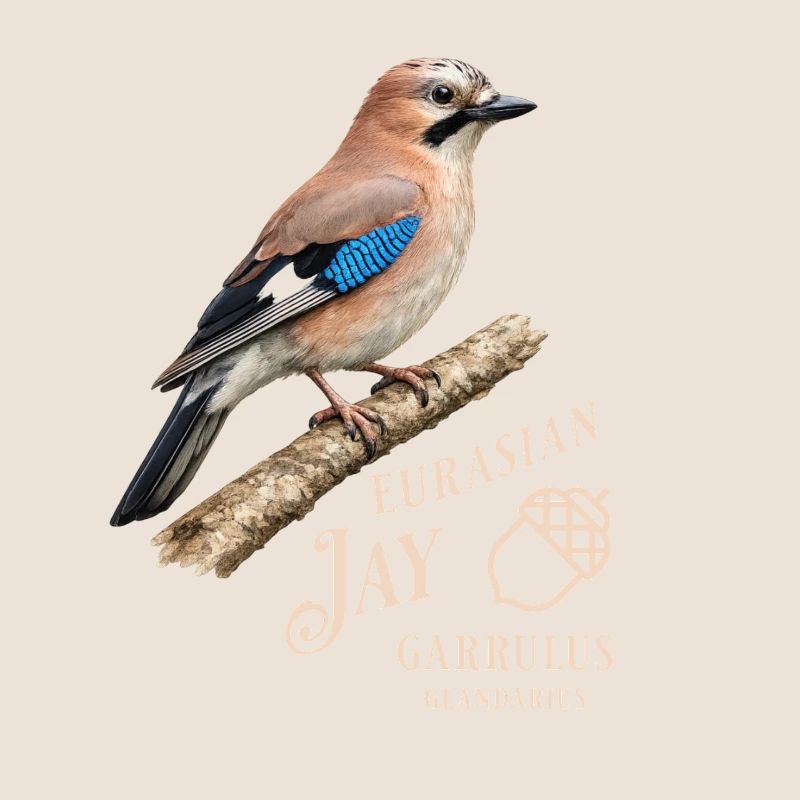 Eurasian Jay Eichelhäher Vogel Design