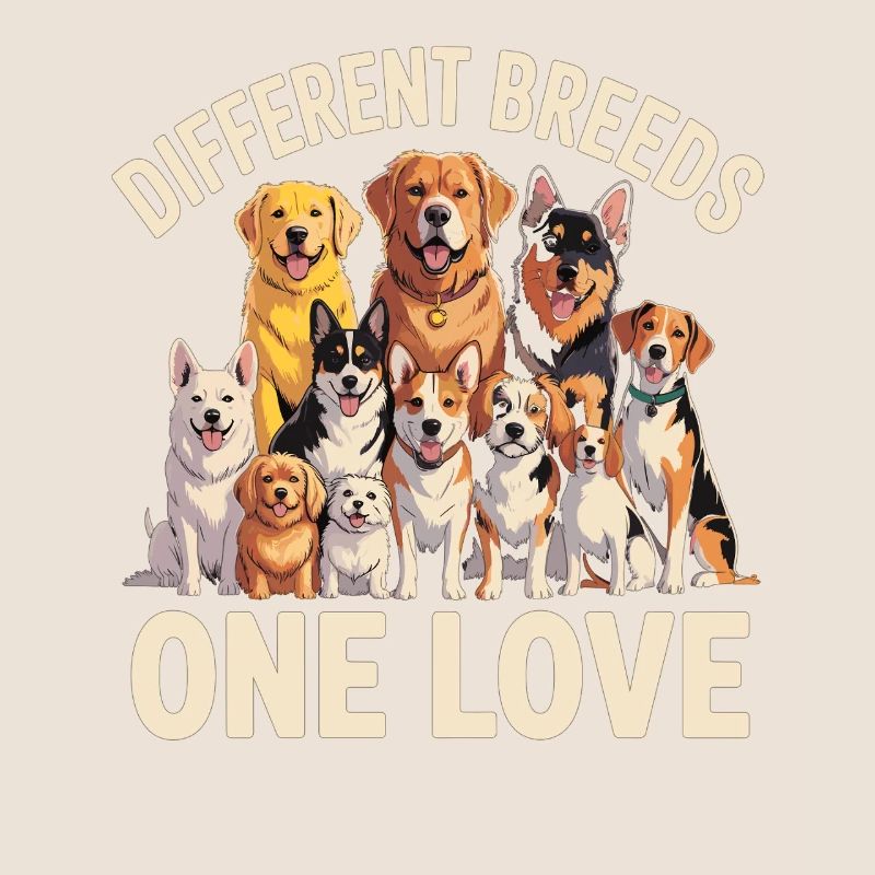 Races différentes : Un aime les chiens