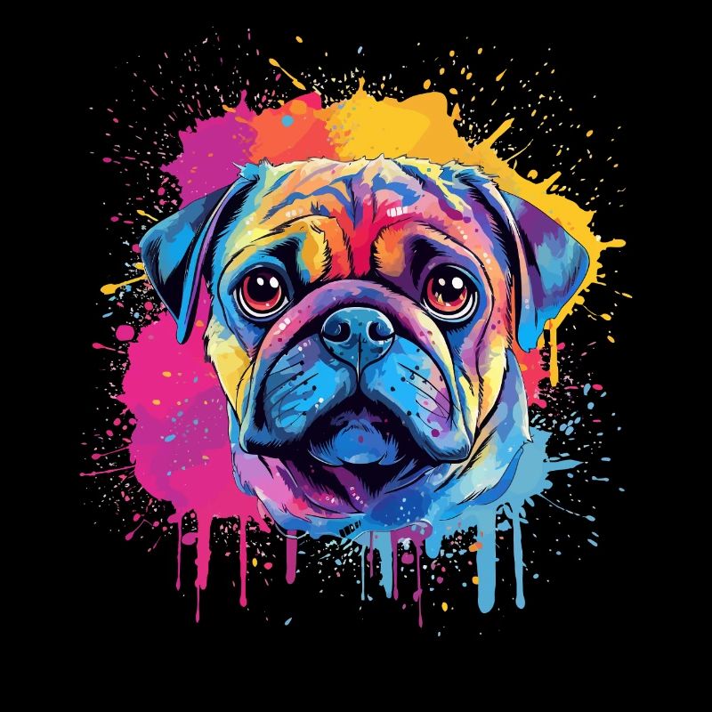 Portrait couleur Splash Carlin