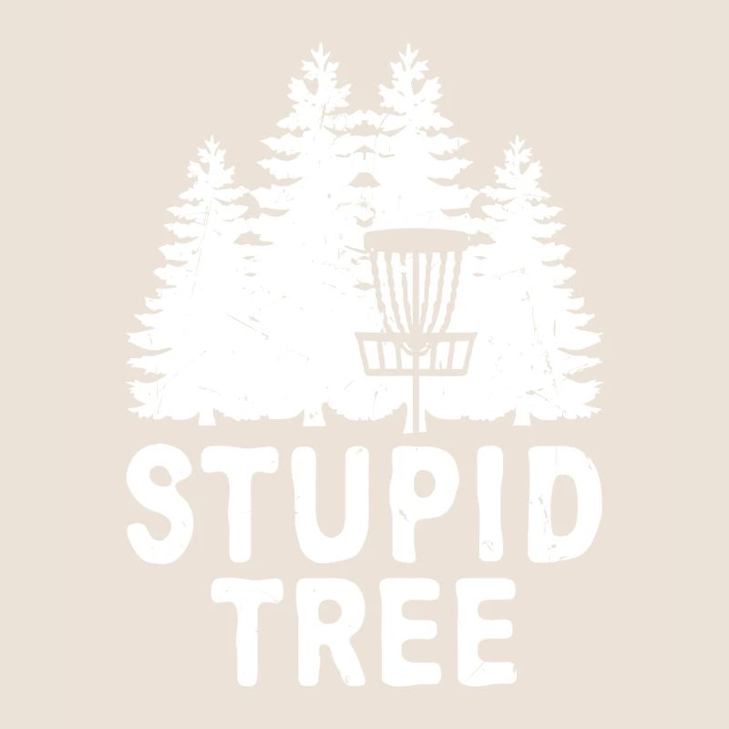 Tee de disc golf stupide de l’arbre