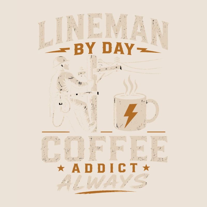Strom Techniker Kaffee Kabel Arbeit