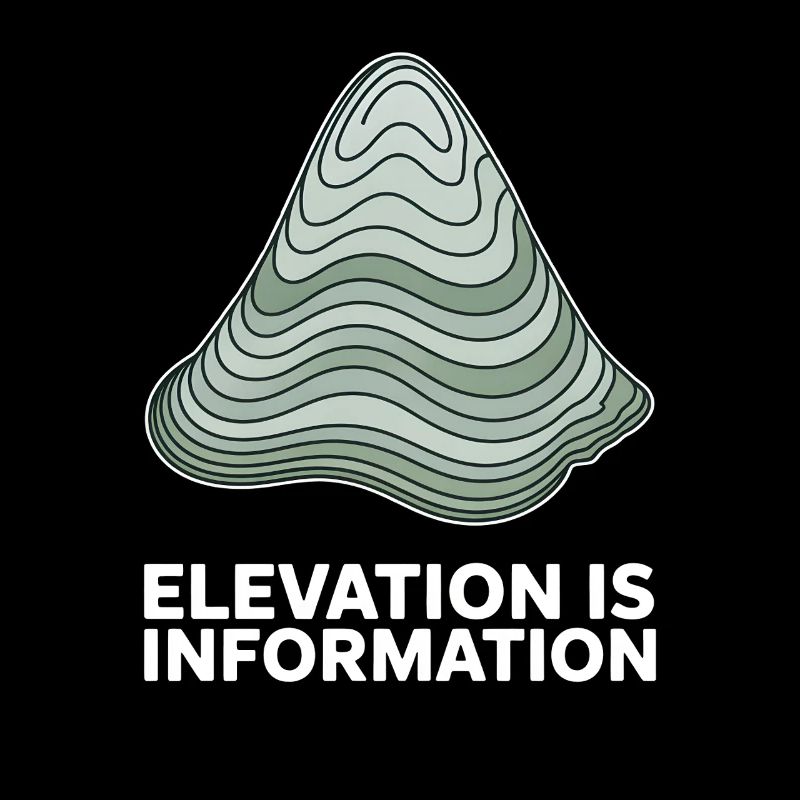 Elevation Is Information Topographic