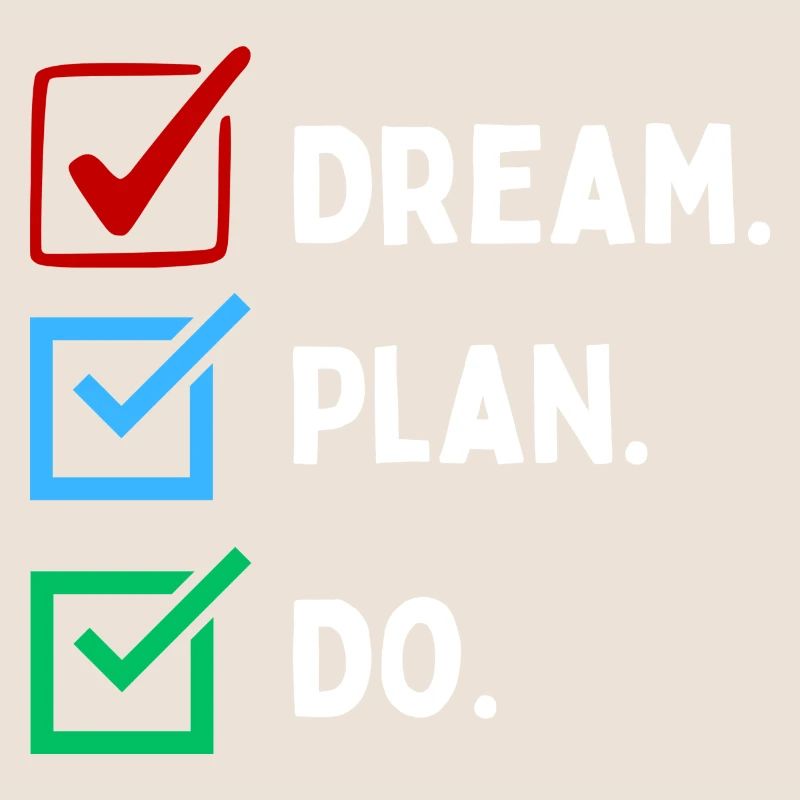 Dream Plan Do Checkliste Design