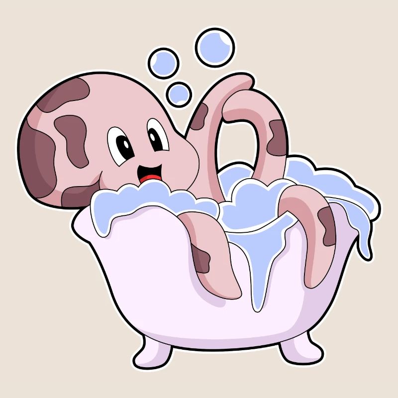 Octopus Bath Bathtub