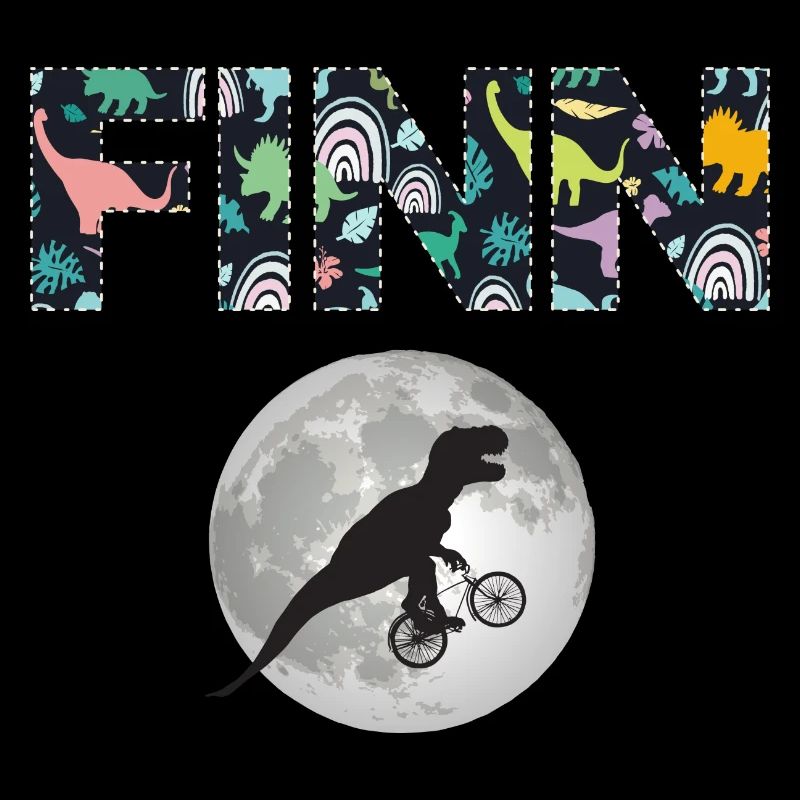 FINN - Beautiful boy name with dinosaur