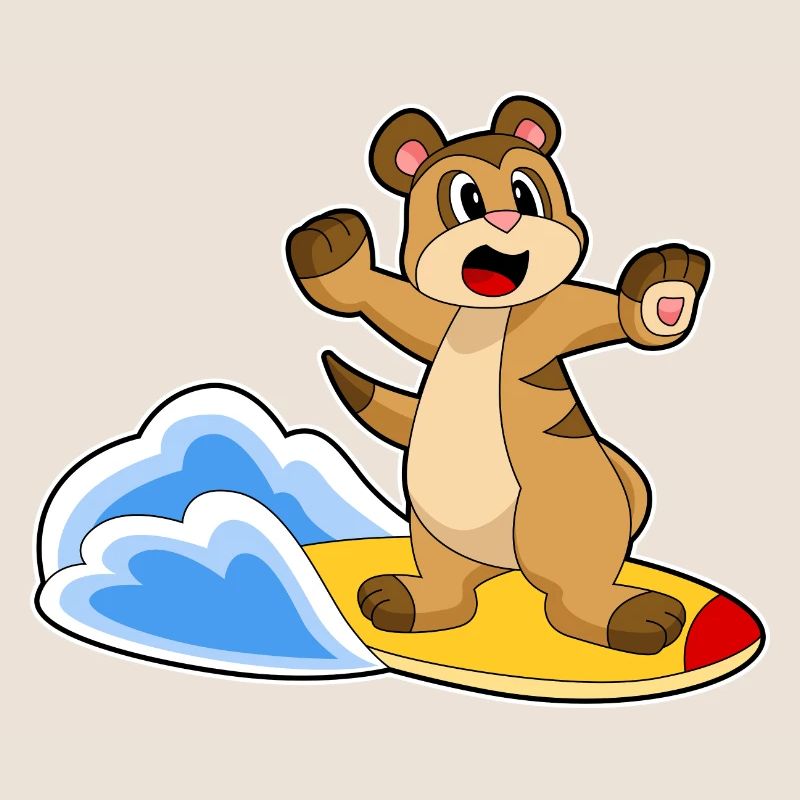 Meerkat Surfer Planche de surf