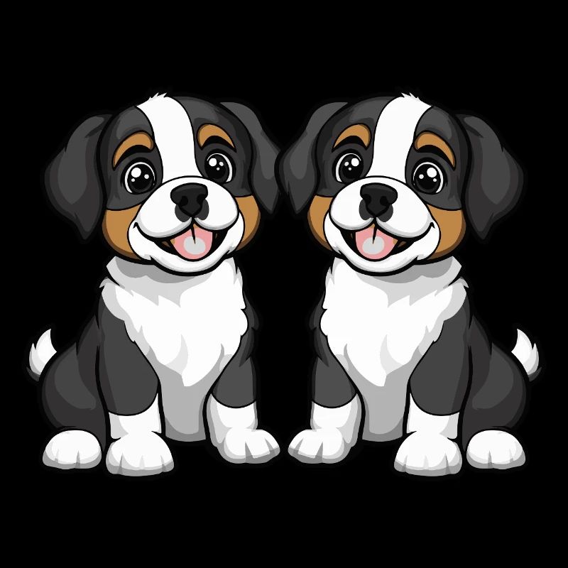 Saint Bernard Dog Comic