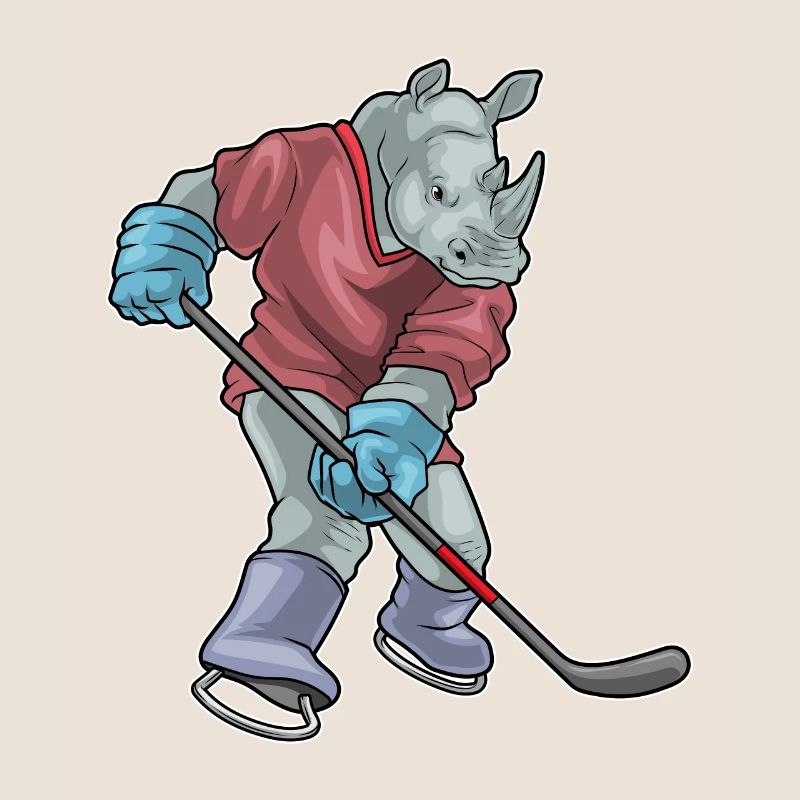 Nashorn Eishockey Eishockeyschläger