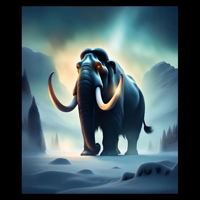 scary evil mammoth