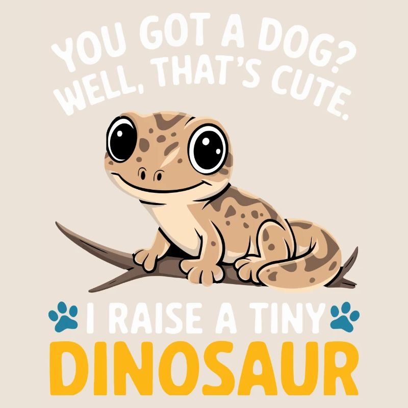 Funny Tiny Dinosaur Lizard