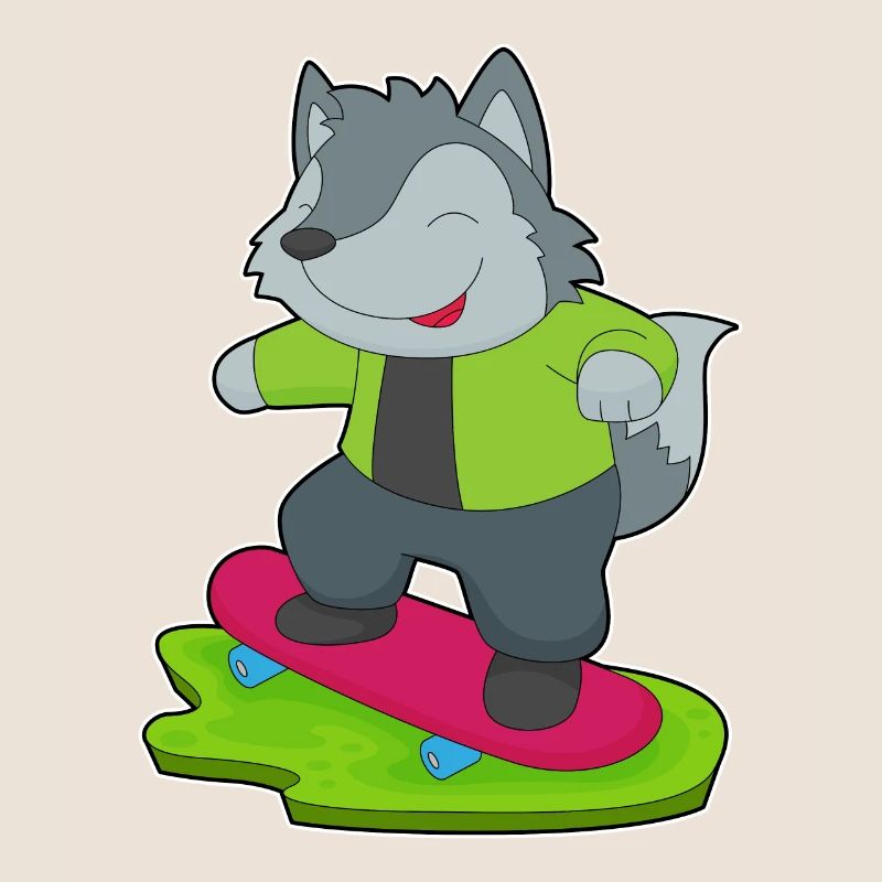 Wolf Skater Skateboard
