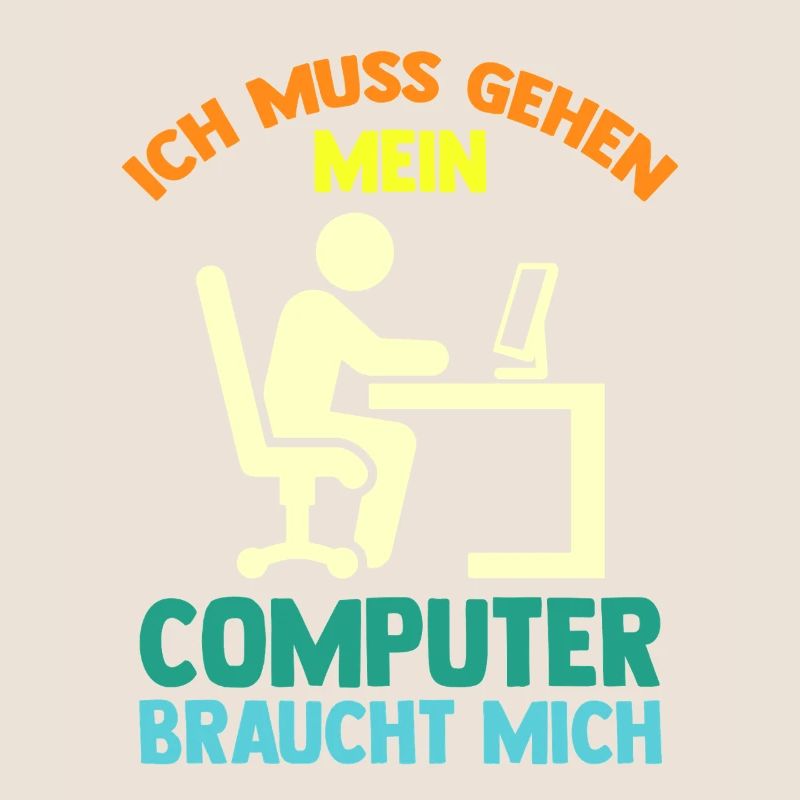 Computer Gamer Zocker Programmierer Administrator