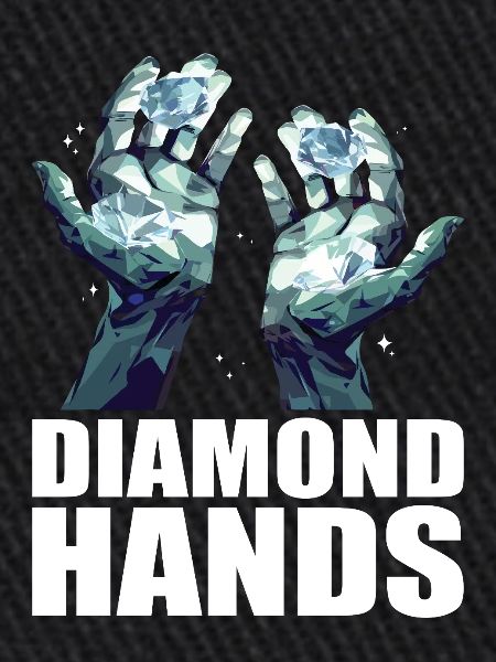 Commerce de mains de diamants