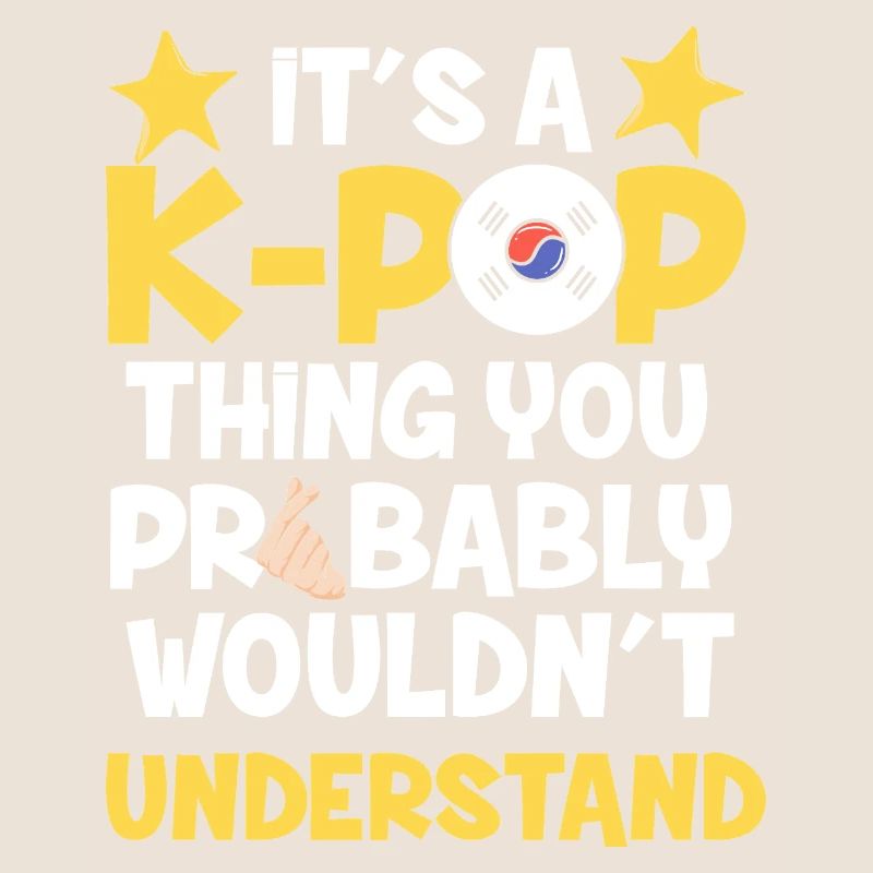 C’est un truc de K-pop que tu ne comprendrais pas graphiquement