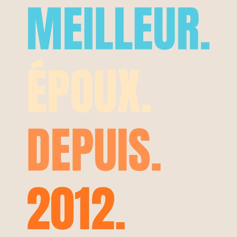 Bester Ehemann seit 2012 Geschenk-Ehemann