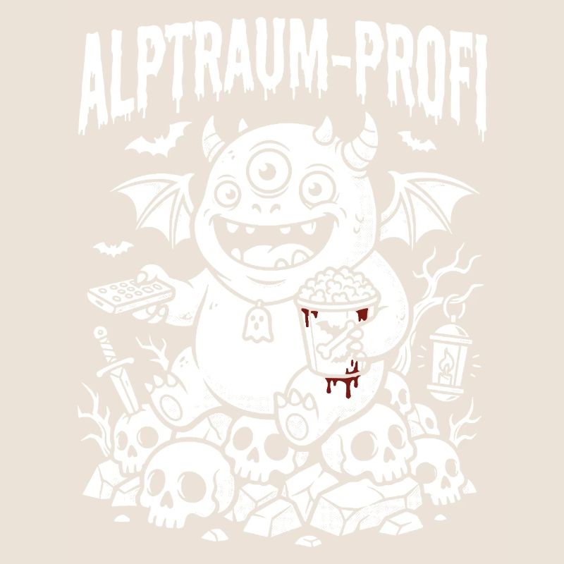 Minimalist Blood Drop Horror Design