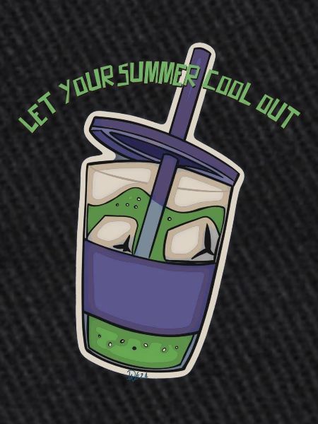 Summer Cool Drink Sticker