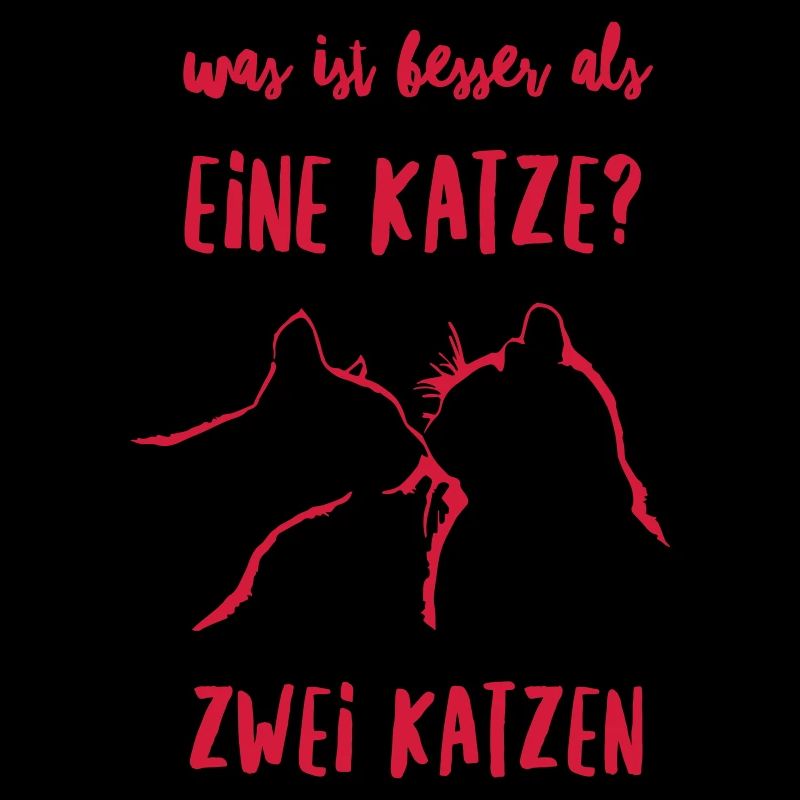 Zwei Katzen Kuss