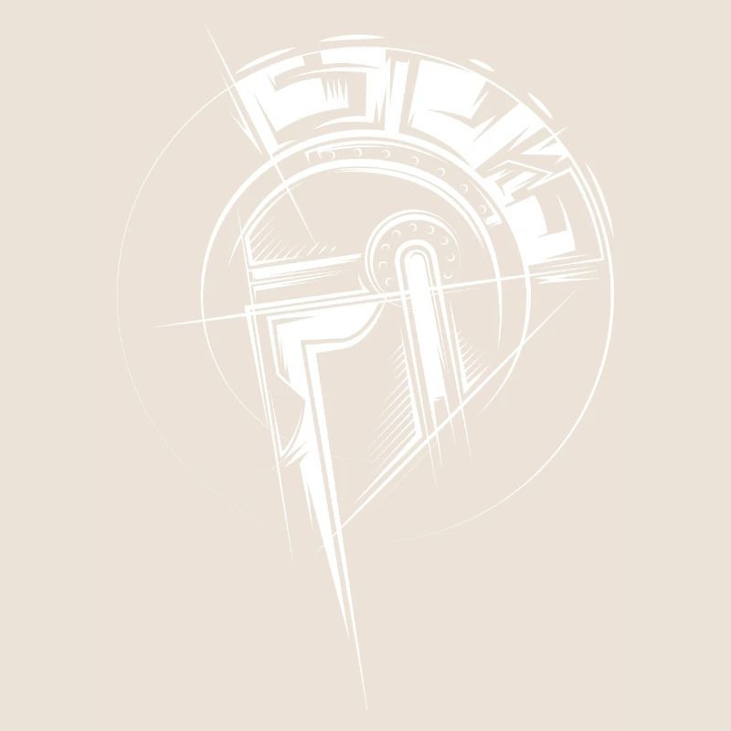 Gladiator Illustration Fighter Helm Römer Symbol