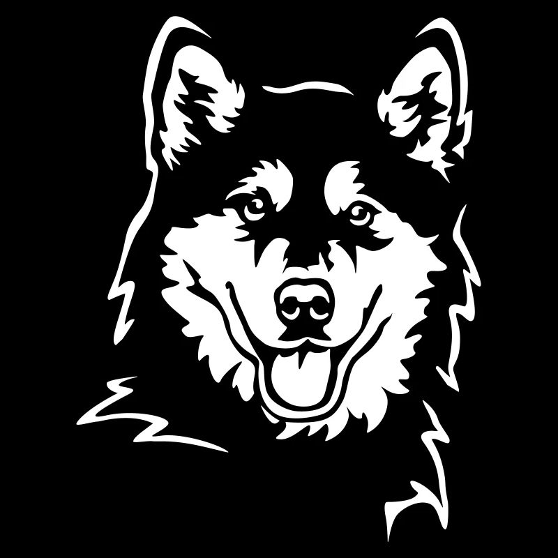 Alaskan Malamute Head "Black Edition"