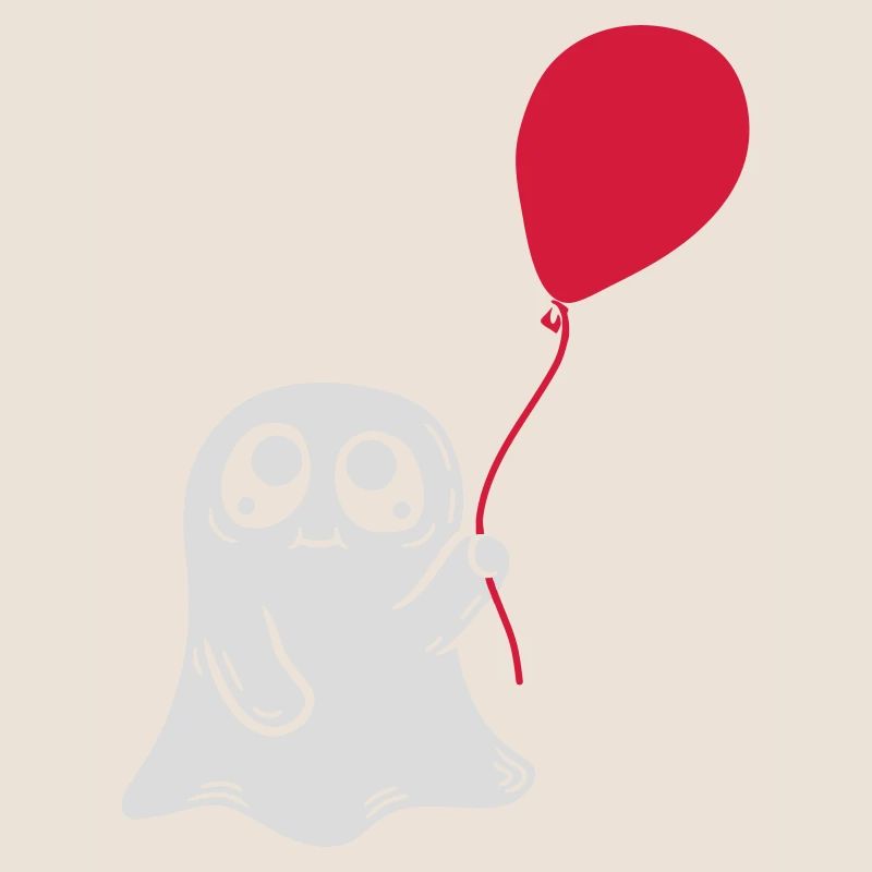 Luftballon Geist Comic Design