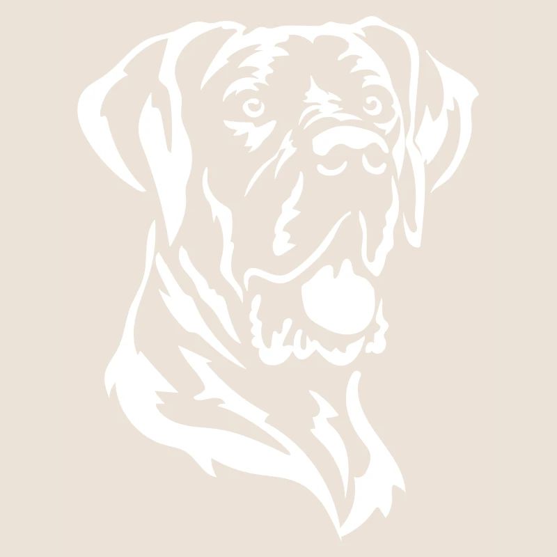 Great Dane Head "Black Edition"