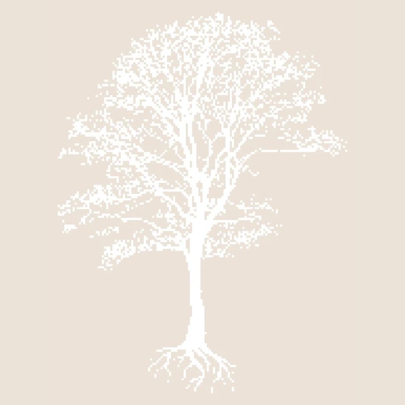 pixel tree - gaming and nature