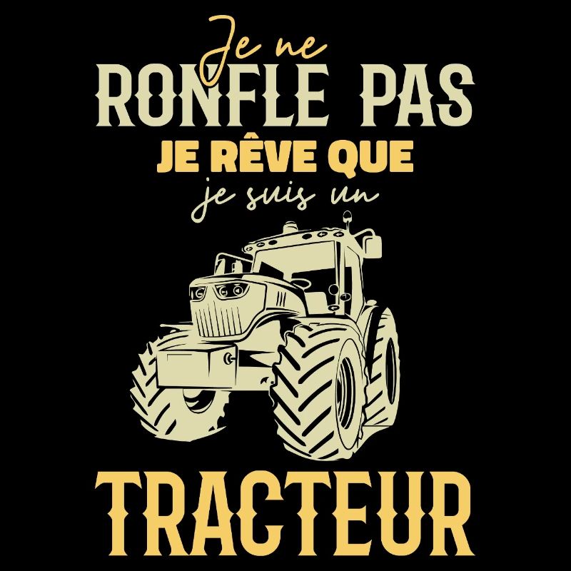 Ich schnarche nicht, ich träume, dass ich ein Traktor bin
