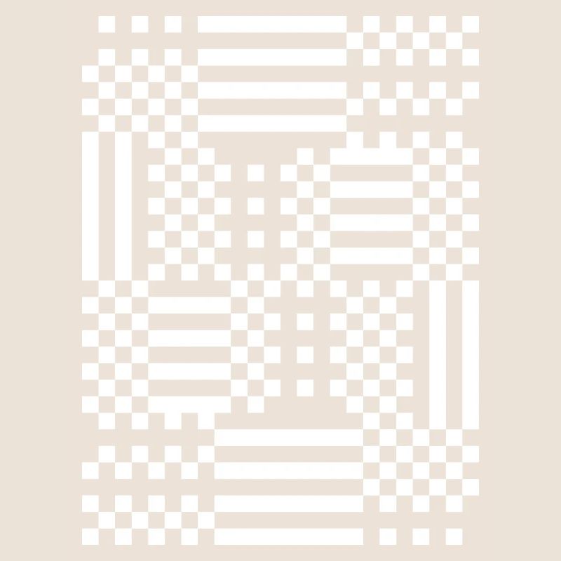 GridFlux Monochrome Optical Pattern