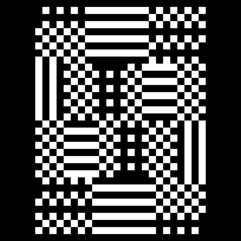 GridFlux Monochromes optisches Muster