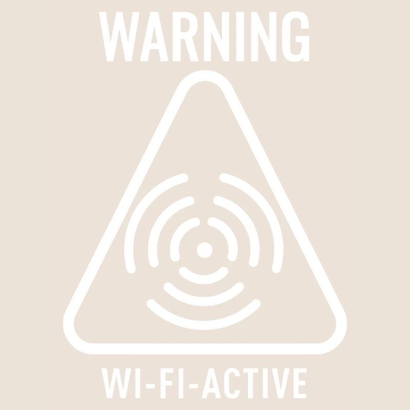 WiFi Active Warning Triangle