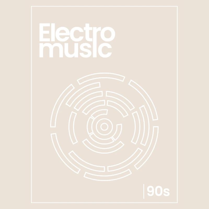 Electro Maze 90er Techno Tee