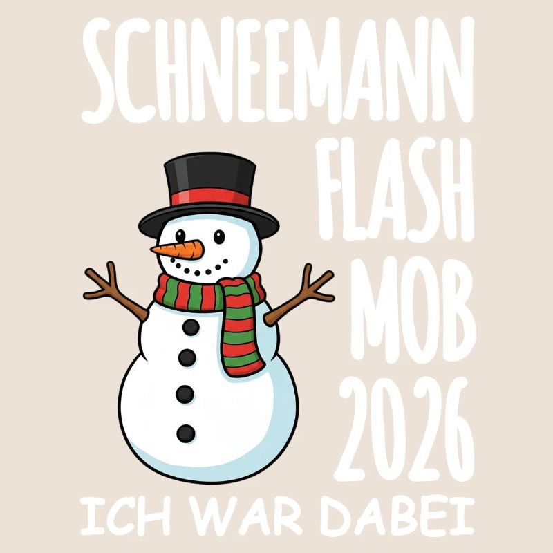 Schneemann Flashmob