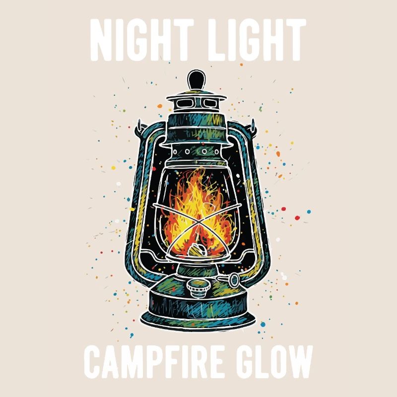 Night Light Campfire Glow Lantern