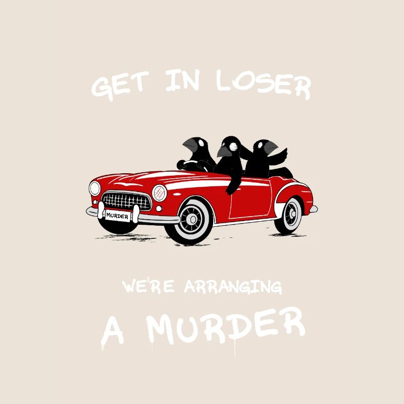 Red Convertible Crime Meme Ravens