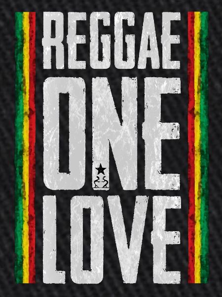 Reggae One Love Lettering