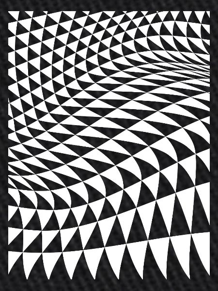 Déformation du triangle optique