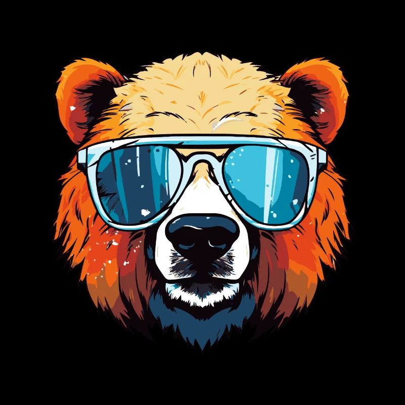 Eisbär Kopf Cool Polar bär