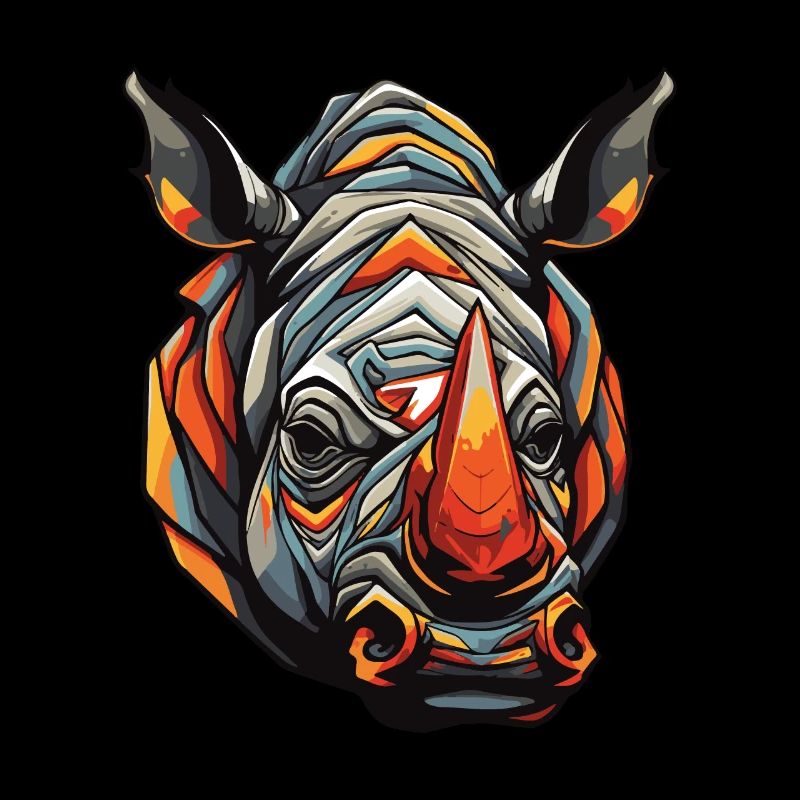 Portrait de rhinocéros
