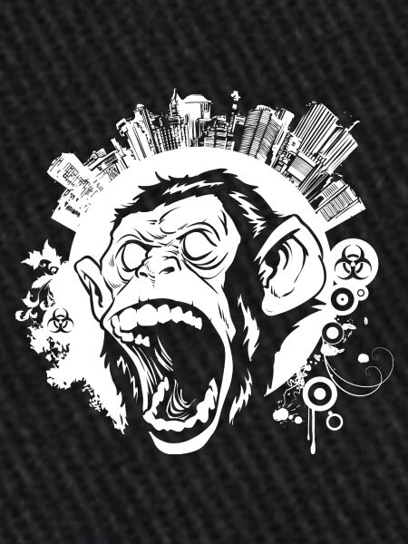 Singe blanc urbain
