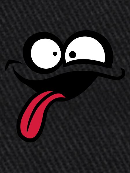 Crazy comic face