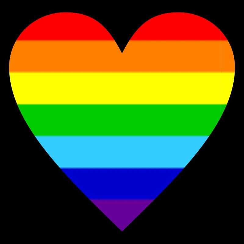 Herz Regenbogen Farben bunt