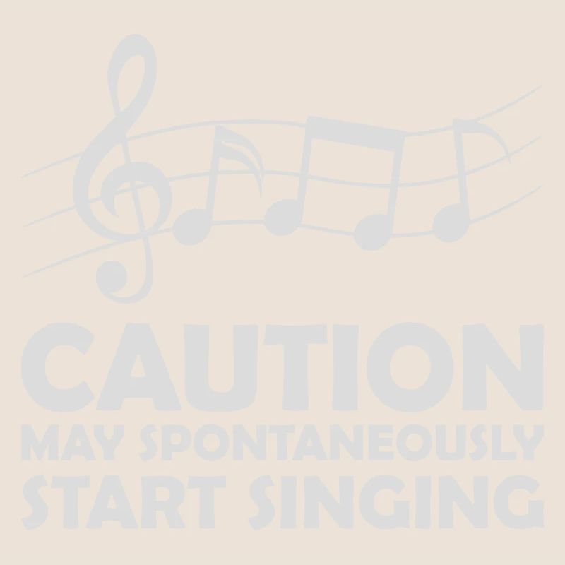 may spontaneously start singing