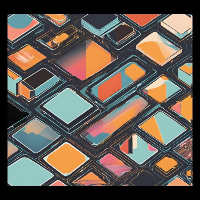 Metallic chrome coloured desigm