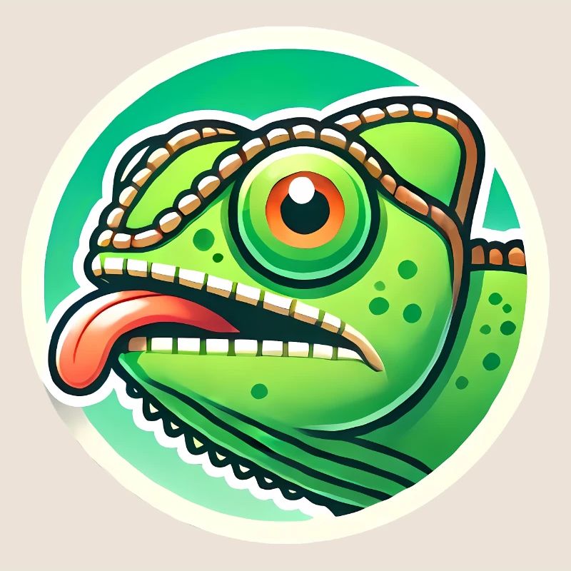 Conception originale de l’insigne de puissance caméléon