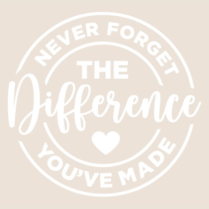 Never Forget the Difference